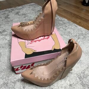 Jeffrey Campbell Audrey Two Platform Wedge Heels Size 7